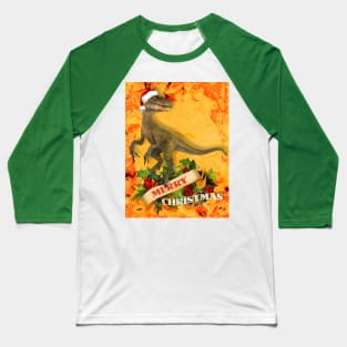 Merry Jurassic Christmas 5 Baseball T-Shirt